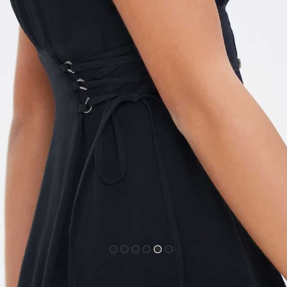 Woven black dress